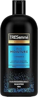 – TRESemmé Rich Moisture Shampoo - With Vitamin E, Amino Acids & Ceramide for Deep Hydration, Softness, Damage Repair & All-Day Moisture – Ideal for Dry, Damaged Hair 900ml
