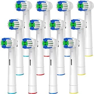 GENKENT Replacement Toothbrush Heads Compatible with Oral B Braun, 12 Pcs Professional Electric Brush Heads Compatible with Oral B Replacement Heads Refill 7000/Pro 1000/9600/500/3000/8000