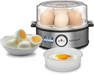 - Instant Egg Boiler | 360-Watt | Boil 7 Eggs at a Time | 3 Boiling Modes | Stainless Steel Body, Poaching Tray & Heating Plate | Automatic Power Off