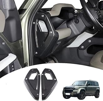 Car Central Control Both Sides Decorative Strips Sticker for Land Rover Defender 2020-2025 90 110 130 Interior Accessories (Carbon Fiber)