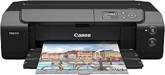 Canon imagePROGRAF Professional 13" PRO-310 Wireless Inkjet Photo Printer with 3.0-Inch Color LCD Monitor, 9 Color Pigment-Based Ink System, Black