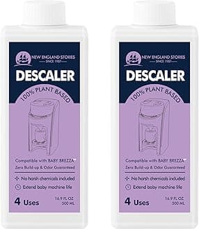 New England Stories Baby Brezza Compatible Descaler 33.8 Fl Oz, Universal Cleaner Solution for Baby appliances, Remove Build-up Extends Machine’s lifespan