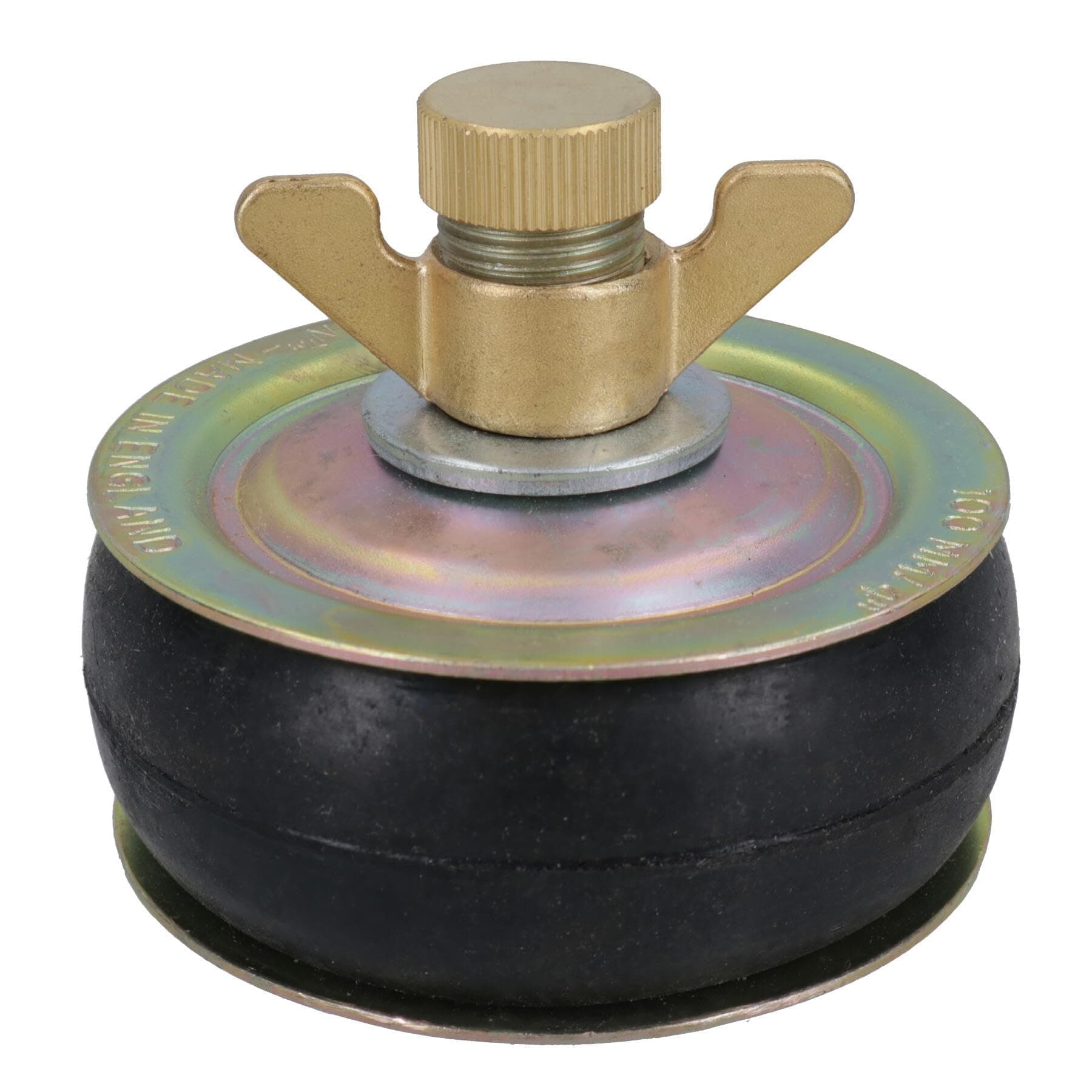 AB Tools Steel Drain Test Pipe Bung/Plug 4" (100mm) Plumbing Stop Tube Blanking Cap