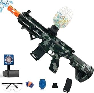 Gel Ball Blaster Orby, Splatter Gel Ball Blaster,Electric Kit for Team Game - Ages 14 +(Camouflage)