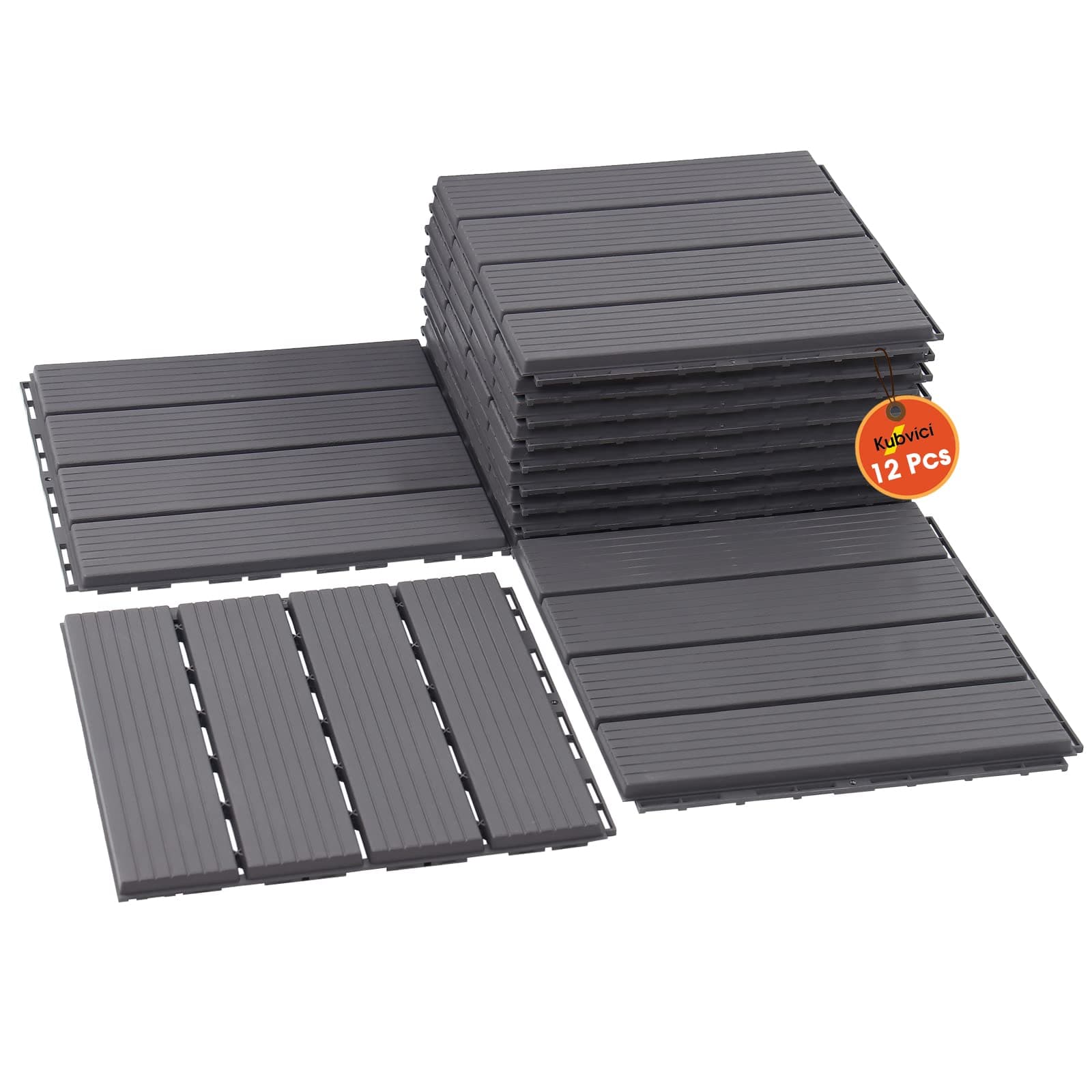 12pcs interlocking deck tiles