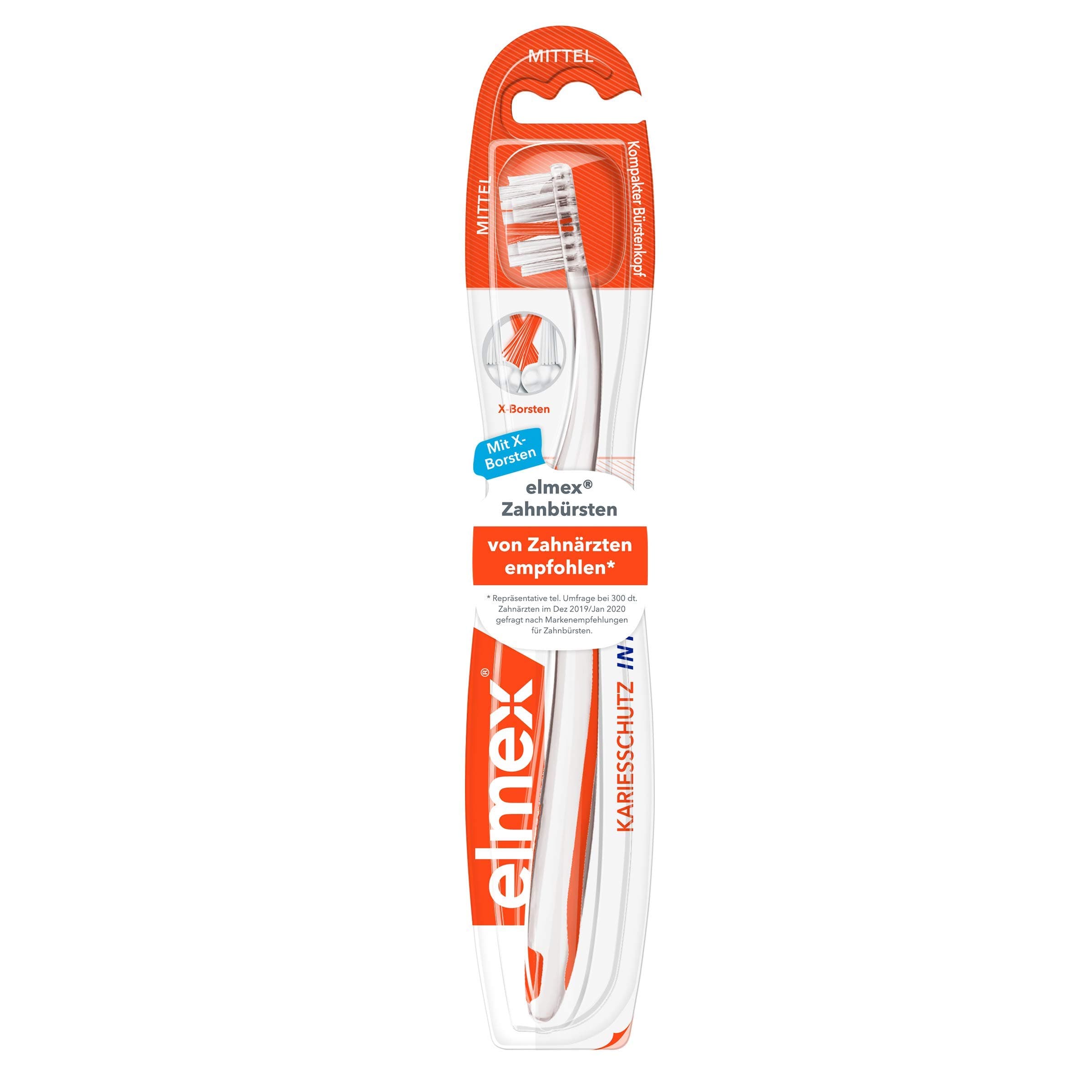 Elmex Cavity Protection Toothbrush, Short Head, Medium