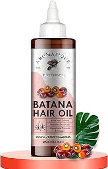 Aromatique Batana Oil Enriched with Rosemary, Argan, Onion, Castor Oil & More - Batana Oil for Hair - Nourishes Hair & Adds Shine - Batana Oil (200 ml)