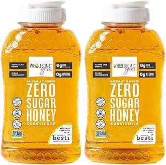 Zero Sugar Honey Substitute (2 Pack) - Natural Sugar Free Honey Alternative With Monk Fruit & Allulose - Zero Net Carbs, Non GMO, Gluten Free, Keto, No Aftertaste (11 oz)