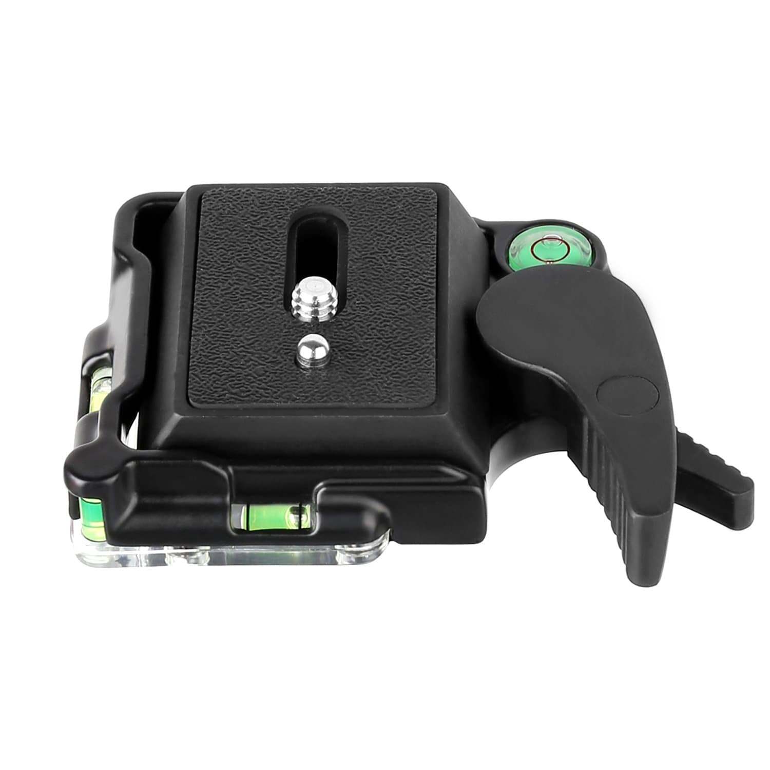 Quick Release Plate BB-20A Aluminum Quick Release Plate QR Plate Adapter 1/4" and 3/8" Screws for DSLR Camera Camcorder Tripod Monopod Ball Head