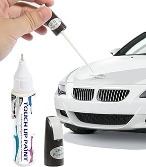 ESEWALAS Car Scratch Remover Car Paint,Touch Up Paint,Easy & Quick Auto Car Paint Scratch Repair,2 in 1 Touch Up Paint Pen,Car Scratch Repair Automotive Touch up Paint Pen for Car Scratch Repair Various (White)