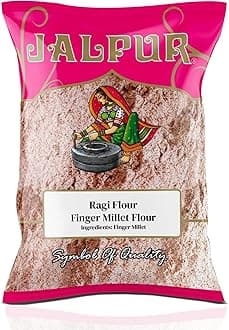 MILLERS Ragi Flour 500g – Premium Nachni Atta | Nutritious Finger Millet Flour | Rich in Calcium, Iron & Fibre – Ideal for Chapatis, Dosa, Porridge & Healthy Baking – Flour for Balanced Diets