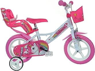 Dino Bikes Unicorn 12'', White & Pink