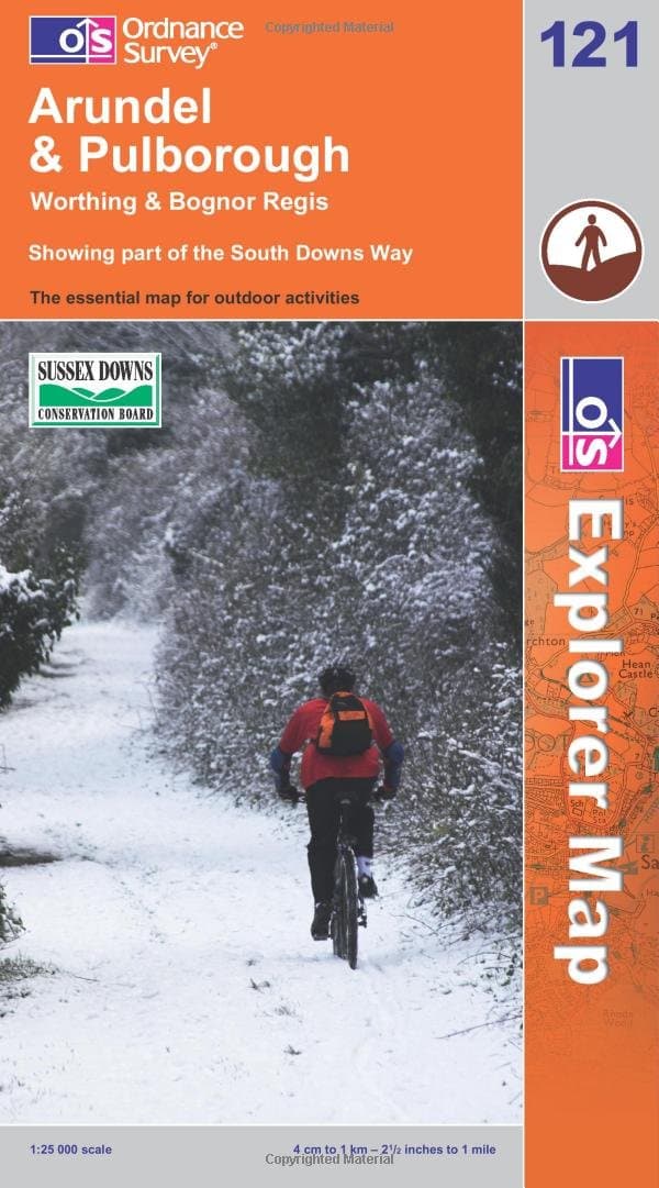 Arundel and Pulborough: Sheet 121 (OS Explorer Map)