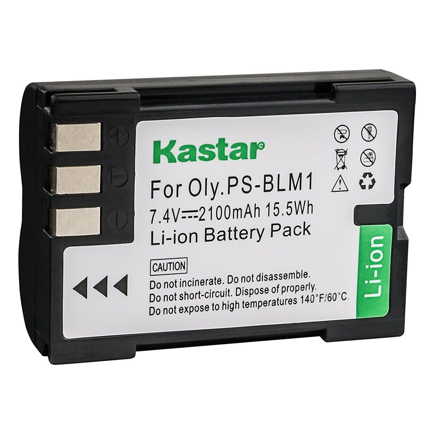 Kastar Battery for Olympus PS-BLM1 BLM-1 BLM-01 and Olympus C-5060wide Camedia C-5060 Wide Zoom C-7070 Camedia C-8080 Wide Zoom Olympus E-1 E-3 E-30 Olympus EVOLT E-300 E-330 E-500 E-510 E-520
