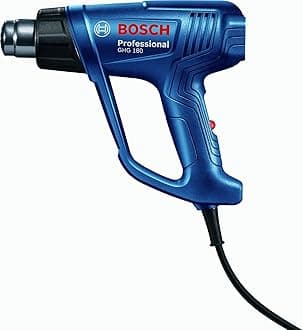 BOSCH GHG 180 Professional Heat Gun | 1800 W | 3-Stage Temperature: 60/350/550 °C | Airflow 350–550 l/min | 1-Second Heat-Up | Overheat Protection | Lightweight 0.75 kg | 1-Year Warranty