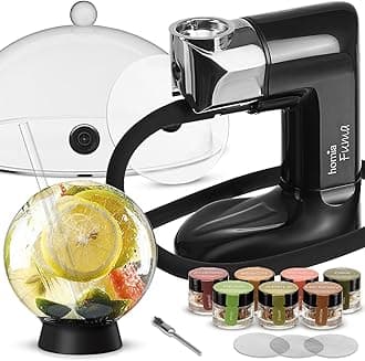 Cocktail Smoker Kit - Whiskey Smoker Kit - Smoke Infuser - Premium Kit, 14 PCS with Accessories and Wood Chips - Indoor Smoker - Gift for Men