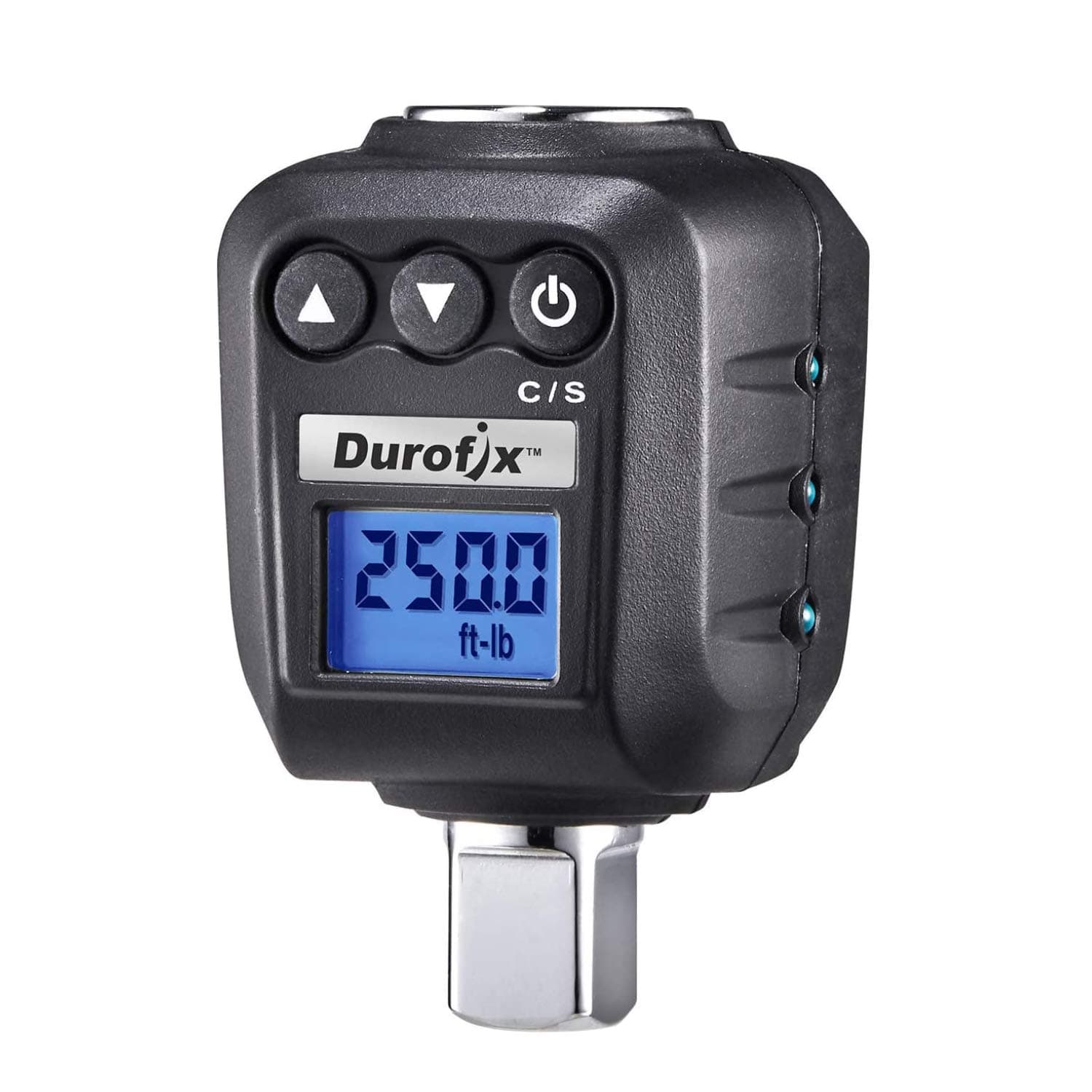 Durofix RM604-4A 1/2'' Digital Torque Adapter, 25-250 ft-lbs, Max 720° Rotation, Buzzer & LED Notification, ISO 6789 Certified with Calibration Certificate