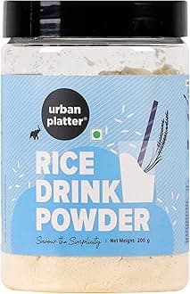 Urban Platter Rice Drink Powder, 200g / 7oz [Creamy, and Sweet Dairy-Free Drink Alternative]