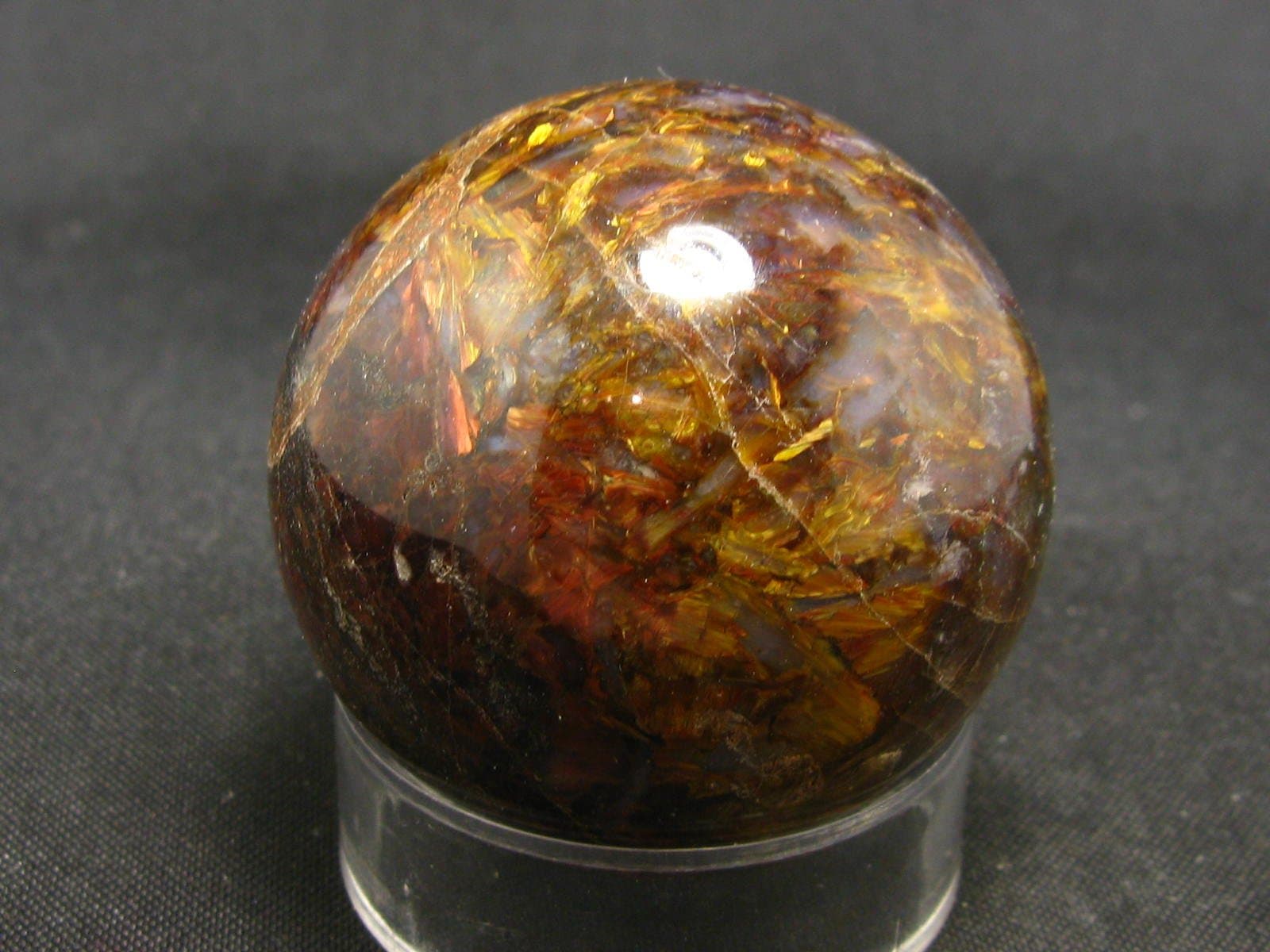 Pietersite Sphere From Namibia - 1.4"
