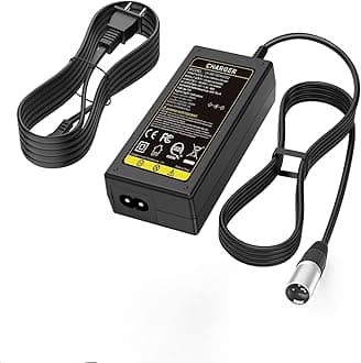 44V 1.5A Scooter Battery Charger (for 36V Lead Acid Battery) Razor MX500 MX650 SX500, Schwinn S600 S750 S1000 X1000, IZIP I600 I750 I1000, Mongoose M750, X-Treme X-600 650, Stealth X1000, Evo 500 1000