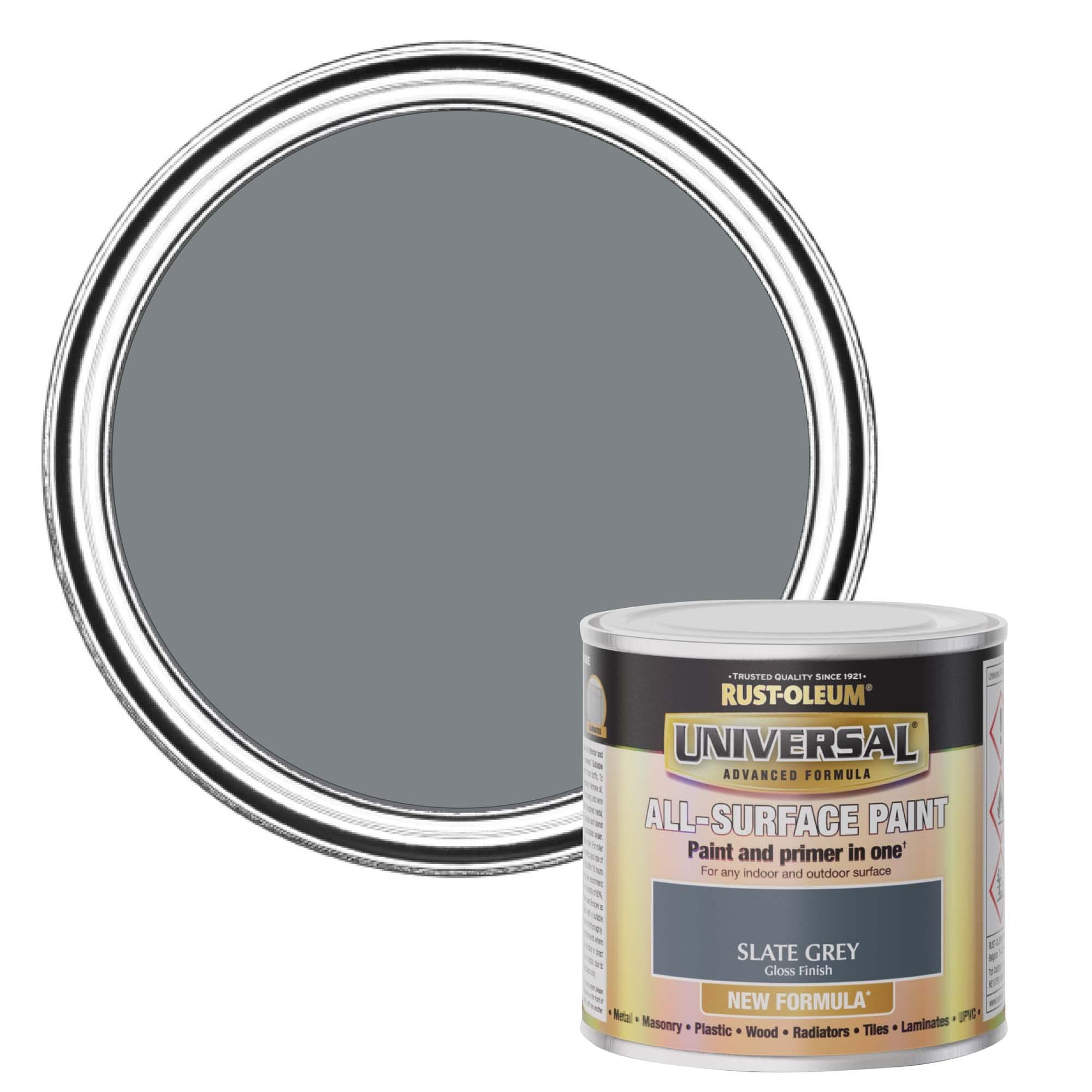Rust-Oleum Universal Gloss Slate Grey 250ml