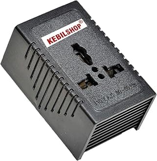 220 v to 110 v Stepdown Voltage Converter USA to India,1600 Watt for Rice Cooker. Universal 3 pin Input Plug.Only for Non-Heavy Products.(1600 Watt) Grey/Black