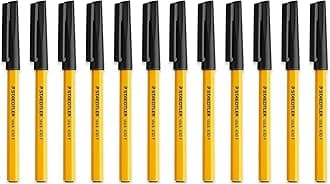 STAEDTLERFine 0.3mm 430 F Stick Ballpoint Pens Writing Pen Smooth - Black Ink (12)