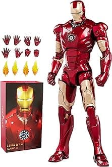 MK3Ironman Action Figure-7 Inch Deluxe Painting Exquisite Collection Mark Model Gift(1/10 Scale)