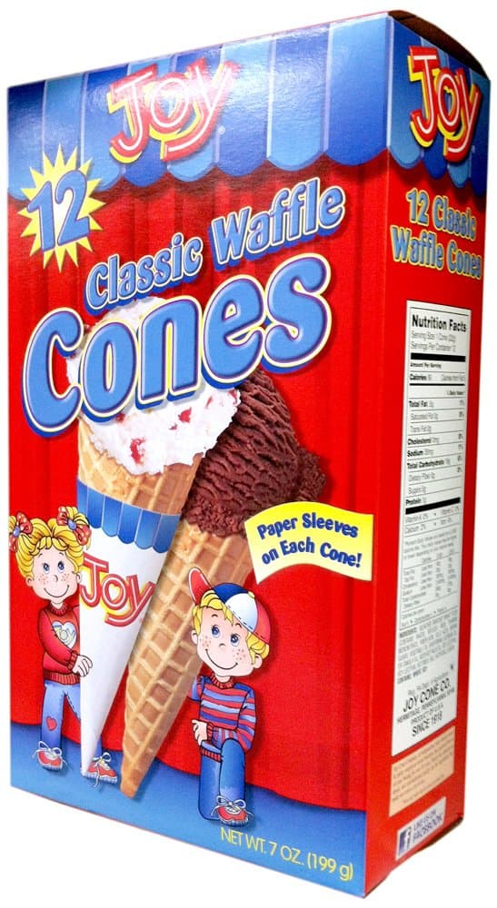Classic Waffle Ice Cream Cones, 7 Ounce