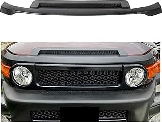 HECASA Black Hood Molding Trim Compatible with 2007-2011 Toyota FJ Cruiser Replacement for TO1235102 7618035031C0
