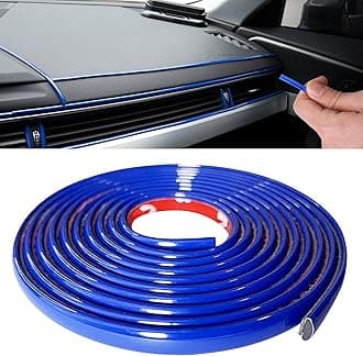 16Ft(5M) Car Trim Strip Self-Adhesive, Automotive Side Body Chrome Moulding Car Exterior Accessories for Men, DIY Car Trim Line Molding for Car Decoration Door Window