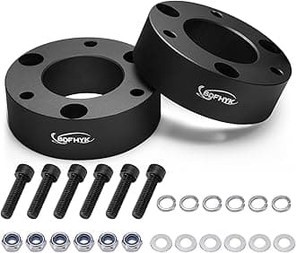 BDFHYK 3'' Front Leveling Lift Kit Compatible with 2007-2021 Silverado/GMC Sierra/Suburban 1500/Yukon,Compatible with Tahoe 2007-2020, Compatible with Avalanche 2007-2013, 2WD/4WD Front Strut Spacers