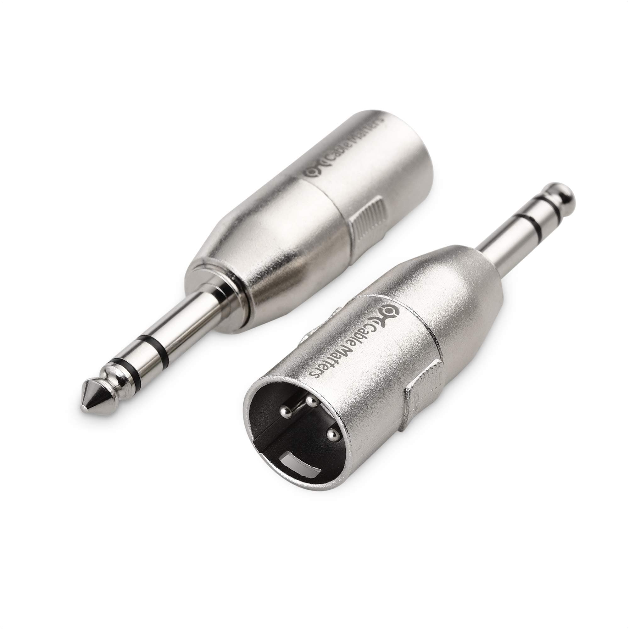 TRS Male to XLR Male Adapter