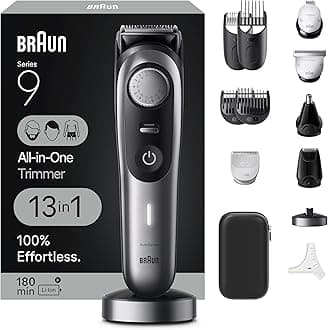 Series 9 All-in-One Multi Grooming Kit for Men, 13-in-1 Beard Trimmer, Body Groomer, Hair Clipper and Manscaping for Face & Body, 9440