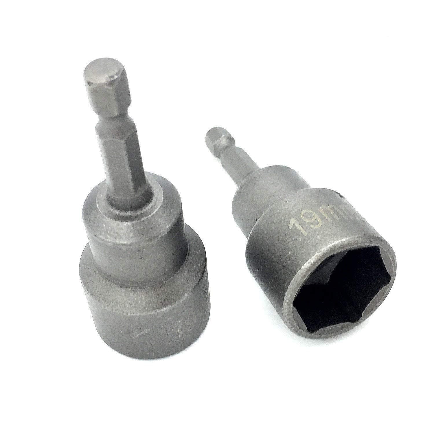 2pc Leveling Scissor rv-Jacks Socket Drill Adapter With 1/4 Quick Connect Hex Shank Tools, Works With All 3/4 or 19mm Hex Drive Jacks,Power Nut Driver Bit Set