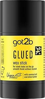 got2b Glued Wax Stick 50g, Long-Lasting Styling Wax Stick, Clear Hair Wax Sti...