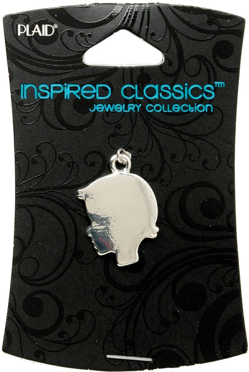 Inspired Classic Charm 1/Pkg-Girl Head
