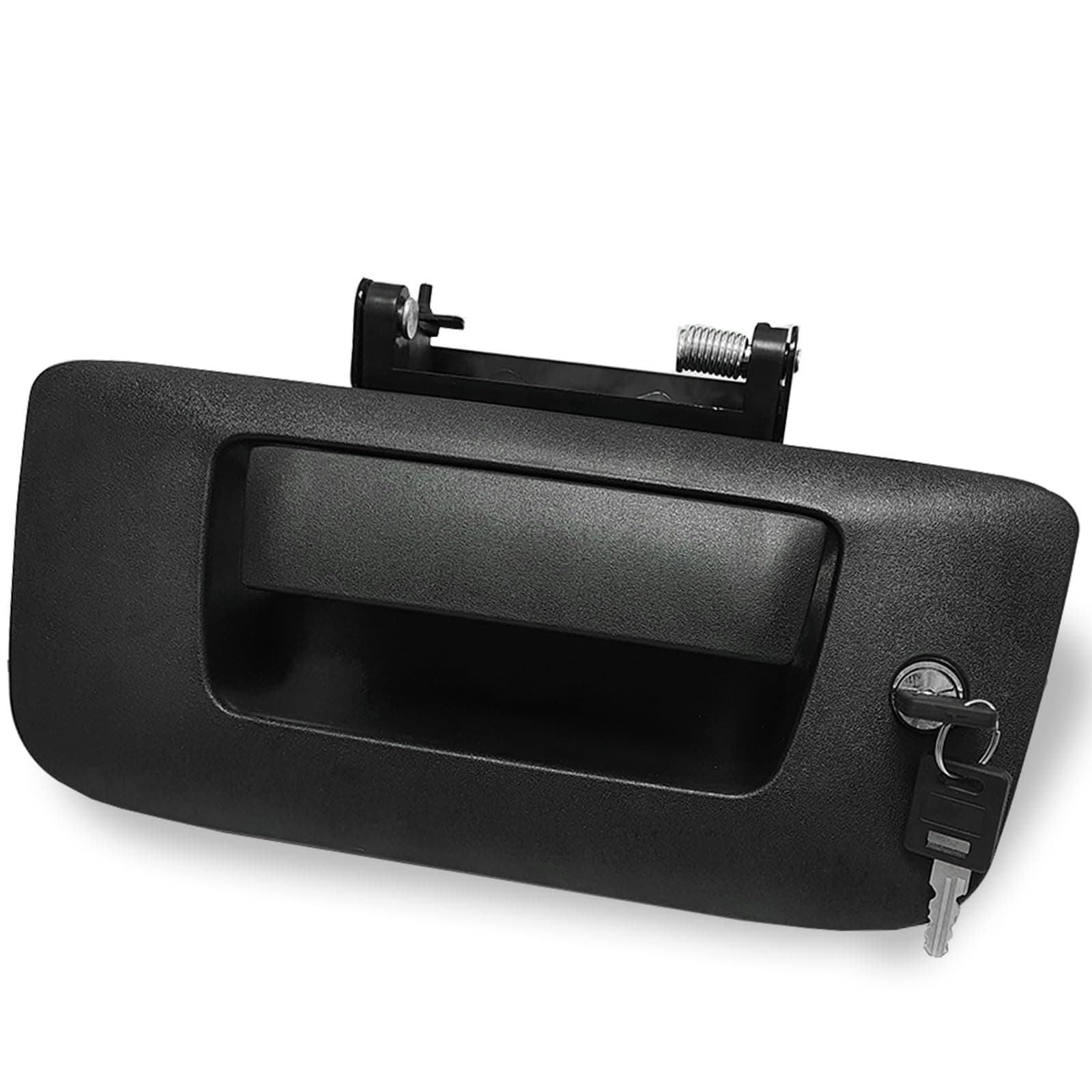 SYOAUTO Tailgate Handle for 2007-2014 Chevy Silverado 1500 2500 HD 3500 & GMC Sierra Tailgate Latch Handle with Bezel Lock Replaces# 22755305