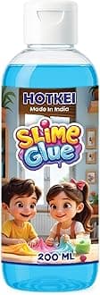 HOTKEI 200 ml Blue Glue DIY Magic Jelly Putty Toy for Making Slime Maker kit Set Liquid Gel Games Birthday Gift Toys for Boys Girls Kids for Making Slime at Home 3 to 10 Years
