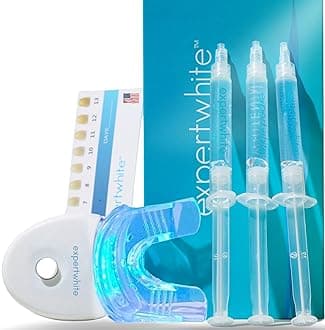 Ultimate Teeth Whitening Kit (3 Gels of 44% Expertwhite Teeth Whitening Gel, Whitening Tray, LED Accelerator Light). 15 Minutes to 10 Shades Whiter Teeth
