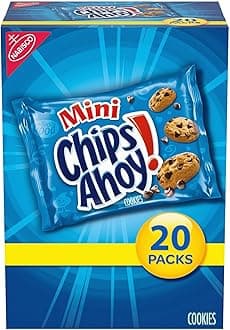 Chips Ahoy Mini Chocolate Chip Cookies, 1oz Pouches, Pack of 20 bundled by Schoolhouse Snacks
