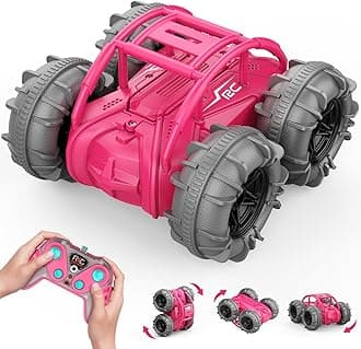 Braxel Remote Control Cars Kids Toys 3-12 year Old Boys Girls Gifts, RC Car Boys Toys Age 3-9, 360° Rotation, LED Light, Birthday Gift Toys for 3-8 Year Old Boy, Outdoor Toys Easter Gifts for Kids