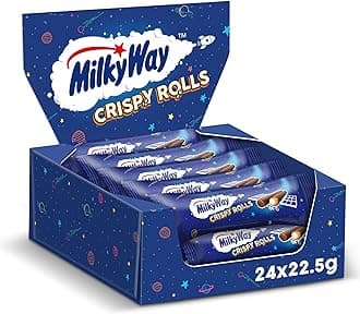 Crispy Rolls, Milk Chocolate, Biscuit Snack bar, Single 22.5 g (1 x 24 Bars)