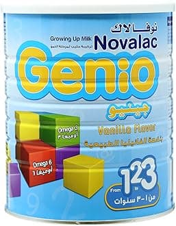 Novalac Genio Baby Food Formula,Vanilla Flavor For 1, 3 Years, 800G