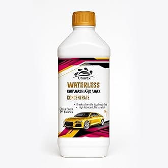 drywash or Waterless car wash with wax concentrate Rinseless Car Wash | Eco Friendly Quick Detailer Spray | Exterior Car Cleaning 1000ml