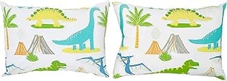 Bloomsbury Mill - Dinosaur World - Kids Design - Pair of Pillowcases (Extra)