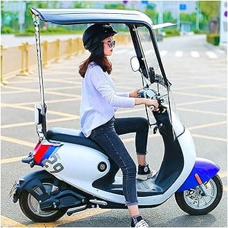 Waterproof Electric Bike Cover - Universal Outdoor Sunshade for Electric Motorcycles, Mobility Scooters, Battery Cars & More