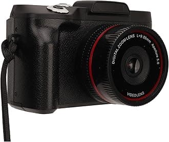 1080P Digital Camera for Photography and Video, 16MP 16X Digital Zoom 2.4 inch 180° Flip Screen Vlogging Camera, Compact Travel Camera Support up to 128G Memory Card for Beginners