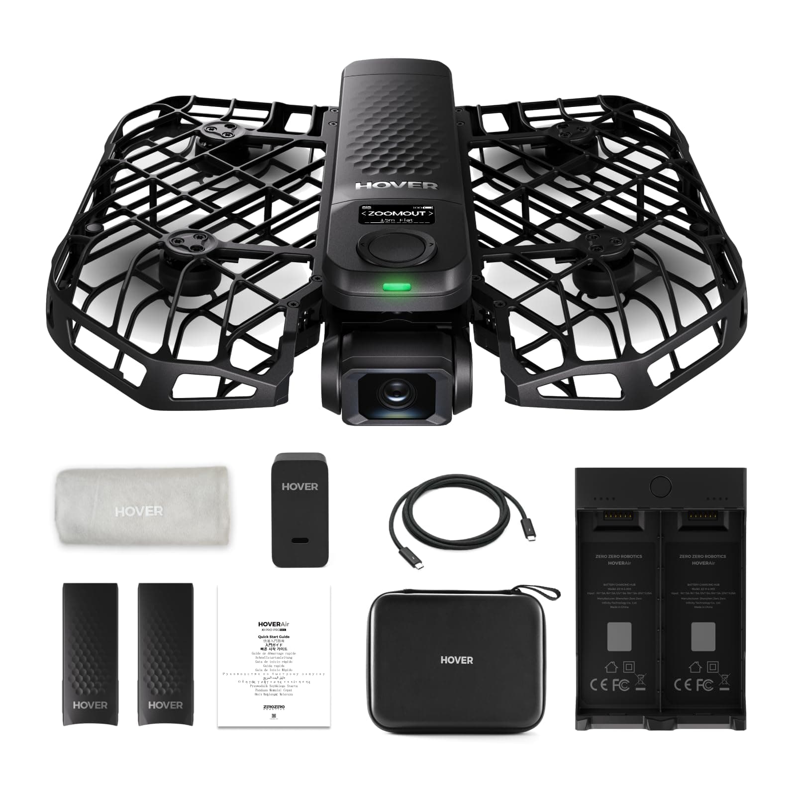 - HOVERAir X1 PRO 4K Drone with Camera, Foldable Action Flying Camera with 42 KM/H Follow Speed, 10+ Fully Automatic Flight Modes, Fly Anywhere with OmniTerrain, SmoothCapture 2.0(Basic Combo)