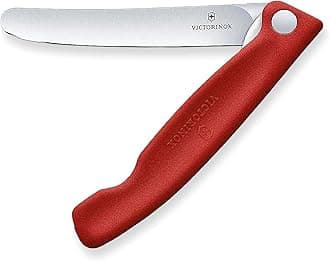 Victorinox Swiss Classic Foldable Paring Knife, Straight Edge Red 4.3 in